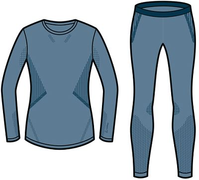Превью  Комплект термобелья LOEFFLER Transtex Warm Hybrid Women Enzian